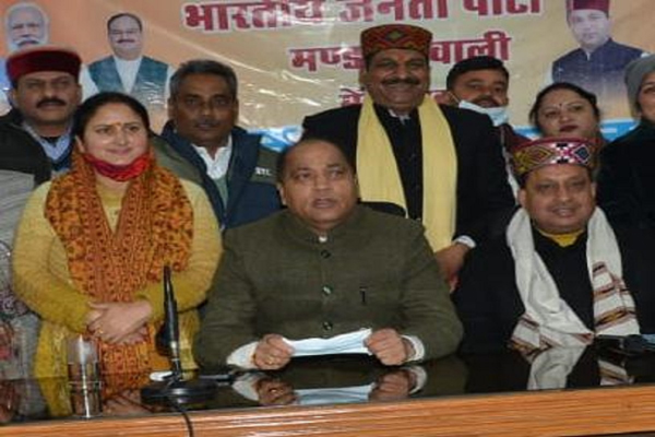 Jai Ram Thakur Addressed the Delegation प्रदेश सरकार पंचायती राज संस्थाओं के सुदृढ़ीकरण के लिए प्रतिबद्ध