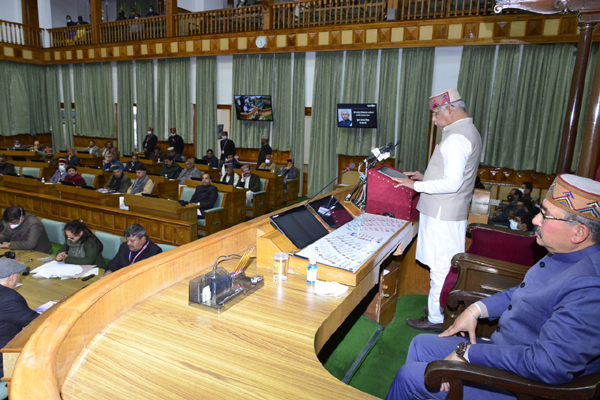 Budget Session of HP Assembly Begins हिमाचल विधानसभा का बजट सत्र शुरू