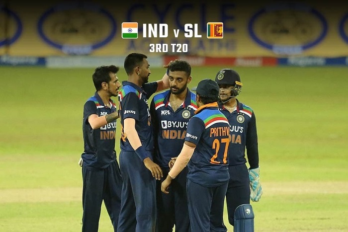 India vs Sri Lanka 3rd T20 भारत ने श्रीलंका को लगातार तीन बार हराया