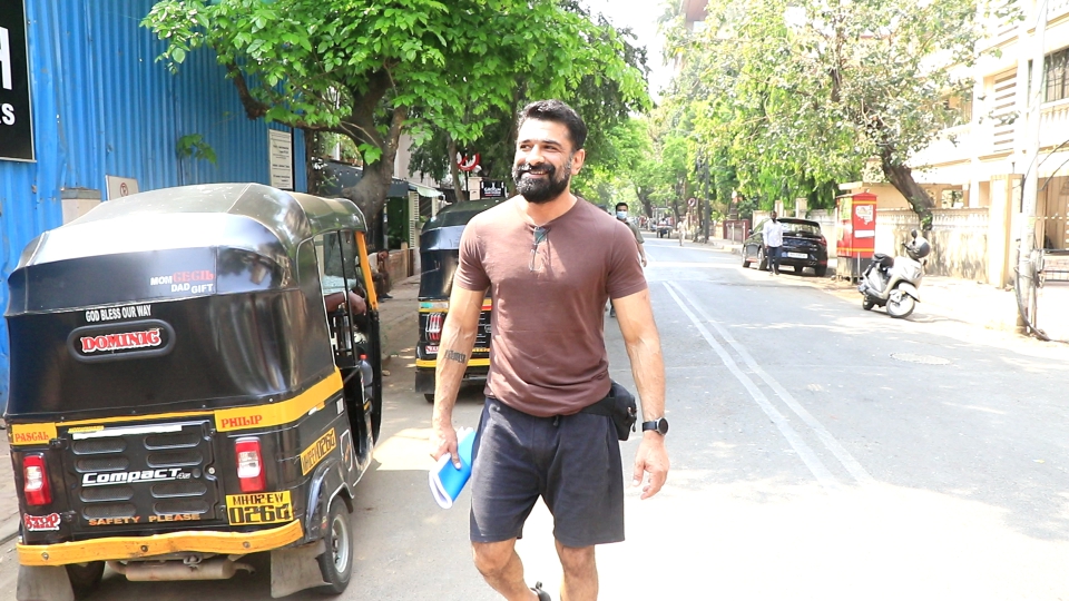 Ejaz Khan Spotted At Production Office In Bandra