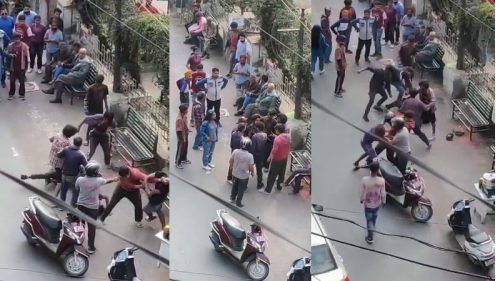 Viral Video From Solan: होली के उत्सव के बिच से आयी झगडे की वीडियो , दो गुटों में चले मुक्के और थप्पड़