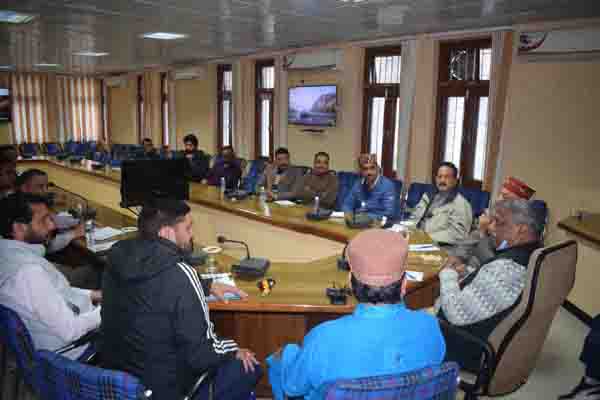 Hockey Himachal Association Annual General Meeting हाकी मैदानों के लिए जमीन चिन्हित करें पदाधिकारी: सुखराम चौधरी