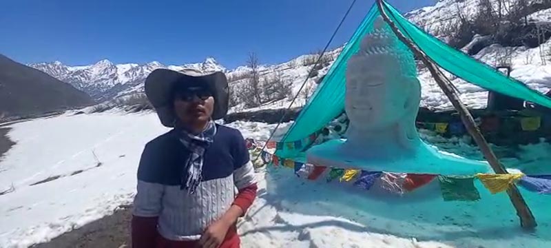 Ladakh Kangsing Team: बर्फ से टीम ने बनाई ऐसी मूर्ति जिसे देख सभी रह गए हैरान