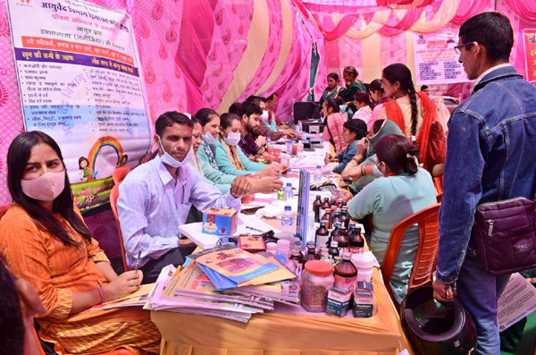 नागरिक अस्पताल तीसा में लगाया स्वास्थ्य मेला Health Fair Organized in Civil Hospital Tissa