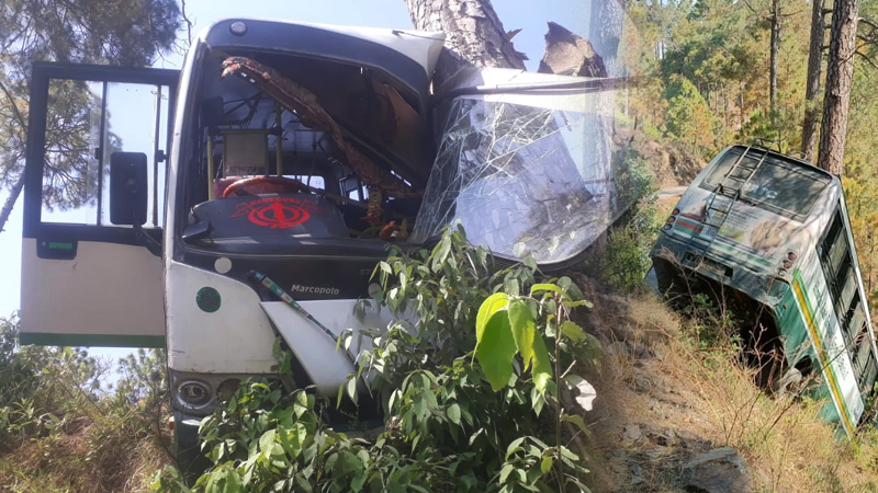 HRTC Bus Accident In Chali: समरहिल के पास हुआ हादसा , पेड़ में बस के अटक जाने से बची कई जिंदगियां