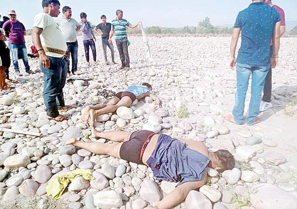 ब्यास नदी में डूबने से 2 चचेरे भाइयों की मौत Cousins Died Due to Drowning in Beas River