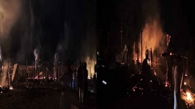 Kangra fire incident: कांगड़ा में आग लगने से शादी के सामान हुए राख, कई मवेशी भी झुलसे