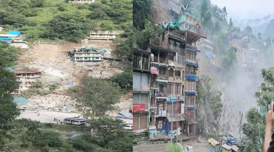 Himachal Landslide: योजना के बीना बनाे मकान अब ताश के पत्तों की तरह ढहे, प्रशासन द्वारा हुआ कमेटी का निमार्ण