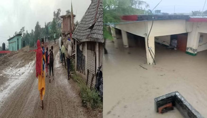 Himachal Weather: भारी बरसात से हुई ऊना में फसल तबाह, घरों में घुसा पानी, खतरे के निशाना पर घालूवाल पुल