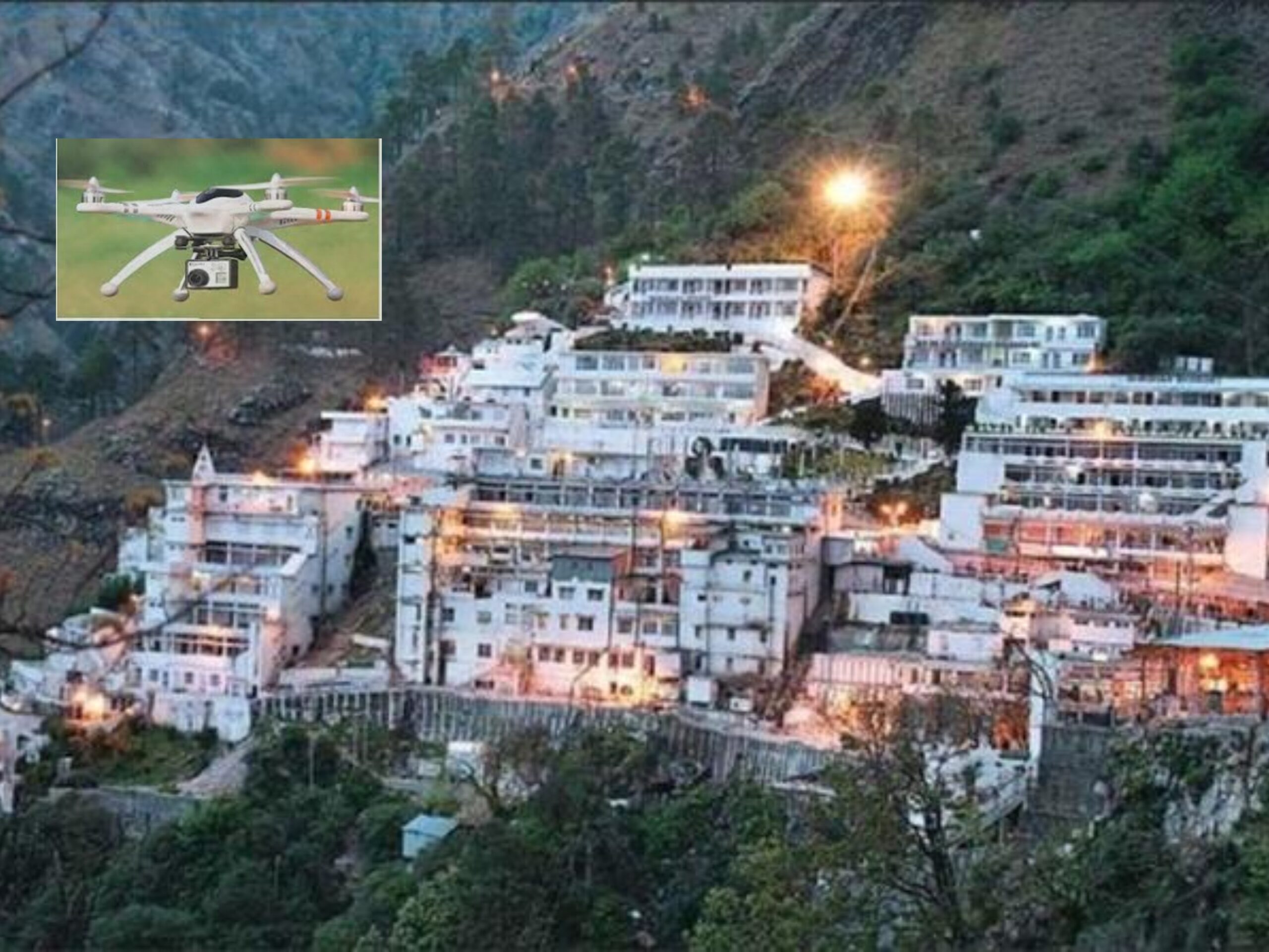 Vaishno Devi Yatra: ड्रोन से होगी माता वैष्णोदेवी के दरबार में आने वाले श्रद्धालुओं की सुरक्षा