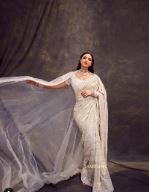 Bollywood Actresses in White Saree Look