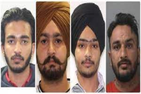 Canada Police: 4 पंजाबी नौजवानों की Canada पुलिस को तलाश, तस्वीरें की जारी