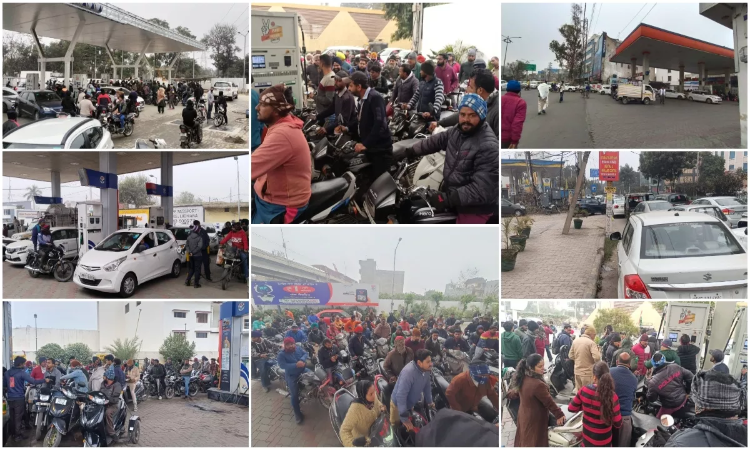 Transport Strike: पंजाब में कई पंपों पर पेट्रोल खत्म, राज्य में दिख रहा ट्रक चालकों की हड़ताल का असर