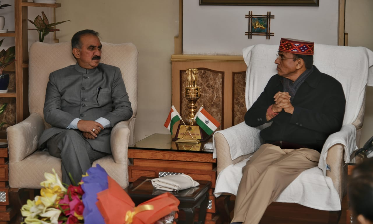 Himachal News: CM सुक्खू ने केंद्रीय स्वास्थ्यमंत्री डॉ. मनसुख मंडाविया से की मुलाकात, इन मुद्दों पर हुई बात