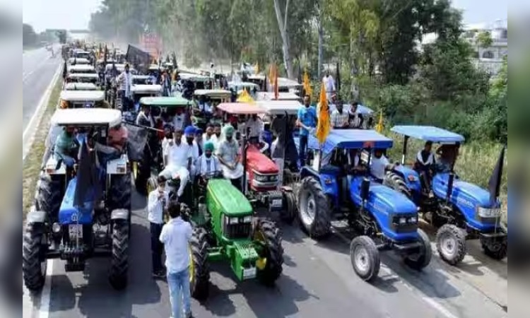 Kisan Andolan Bharat Bandh Live: किसान आंदोलन का आज पांचवां दिन,  हरियाणा में किसानों का ट्रैक्टर मार्च